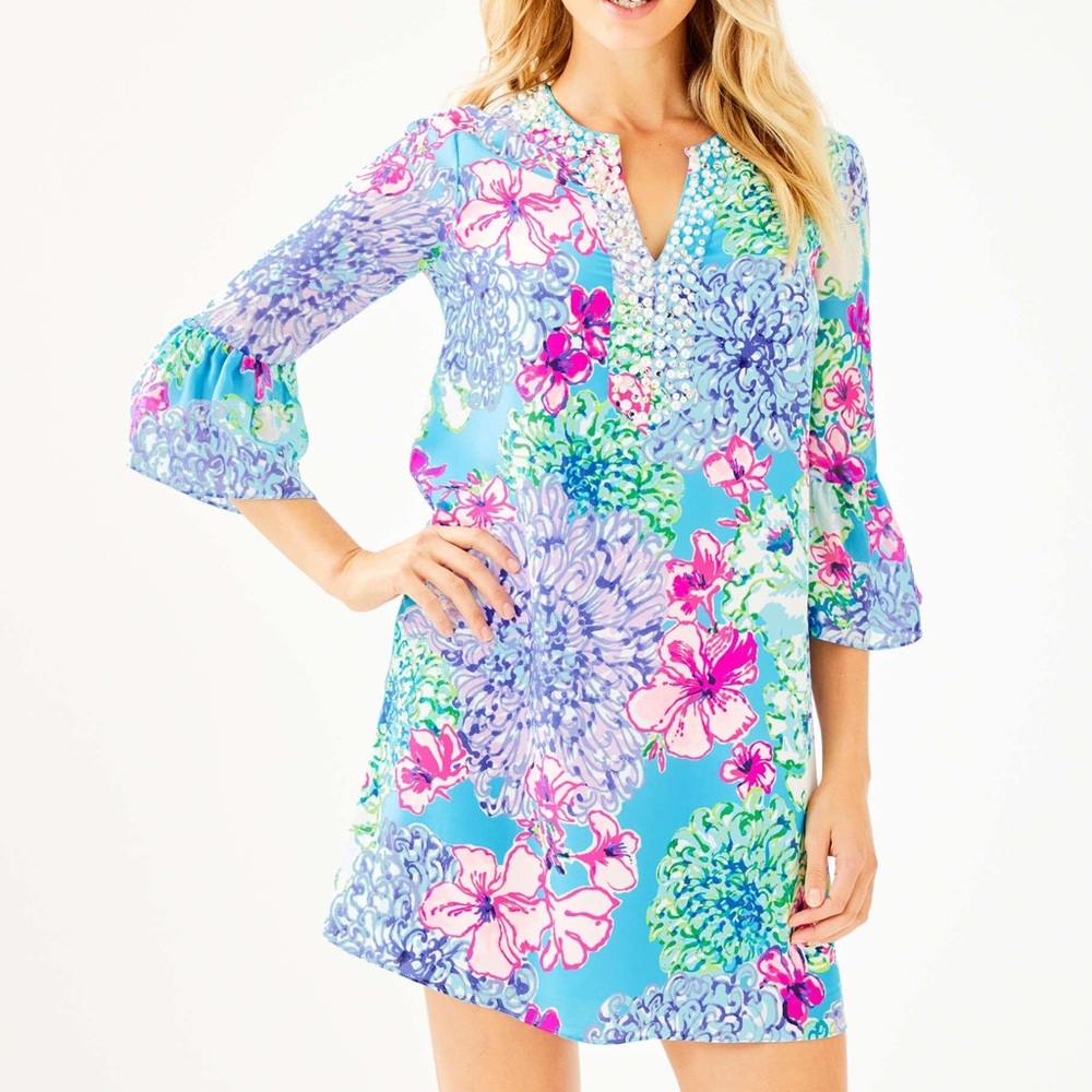 EUC Lilly Pulitzer Elenora Silk Dress!